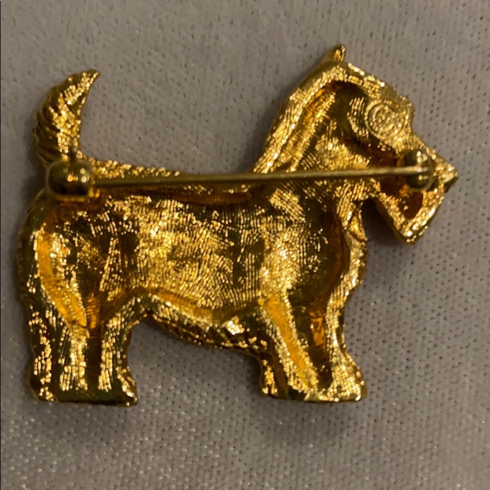 HOST PICK! Goldtone Scottie Dog Pin or Brooch - Picture 4 of 7